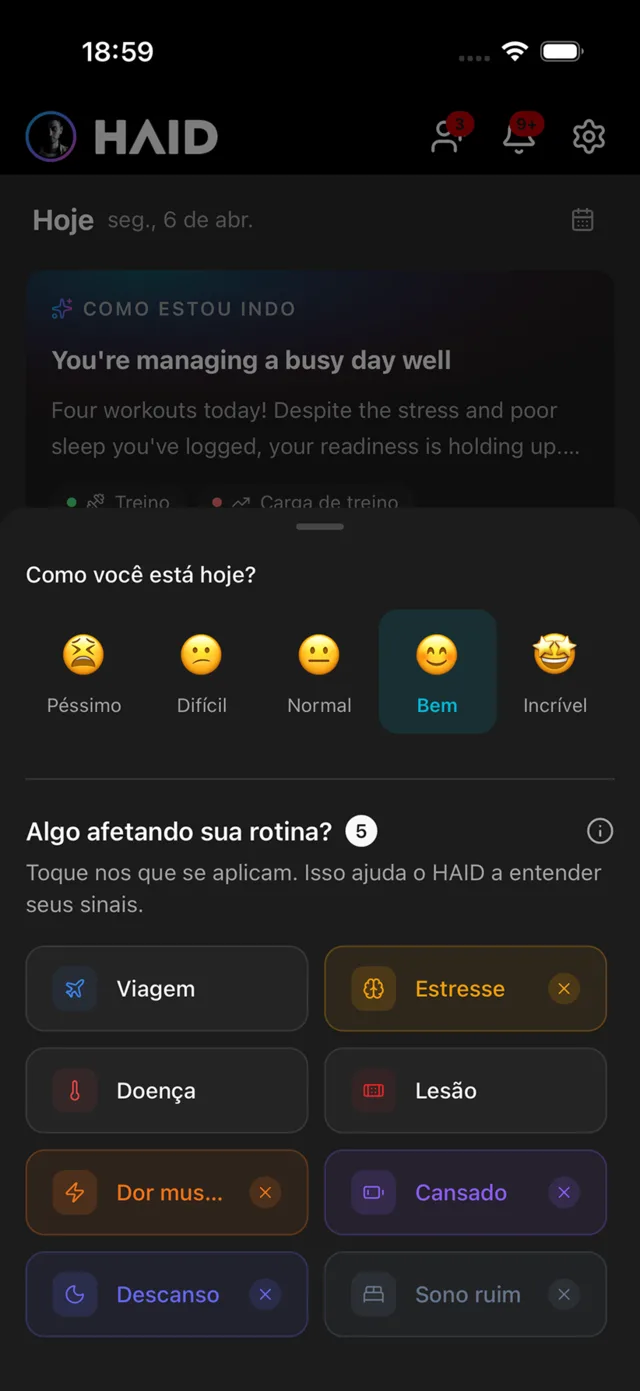 Adicione seu contexto
